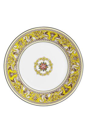 Wedgwood Florentine Bone China Salad Plate in Citron at Nordstrom