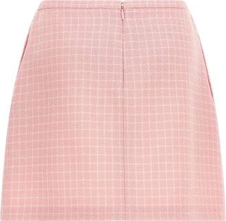 Versace Womens Multicolor Virgin Wool Long Skirt