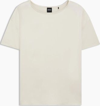 HUGO BOSS Womens Esandy T-Shirt - White - Size: 12