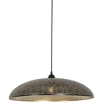 QAZQA Oriental Pendant Light Black with Gold 60 cm - Japke