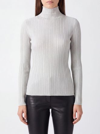Fabiana Filippi Slim Fit Long-Sleeved Pleated Turtleneck Sweater