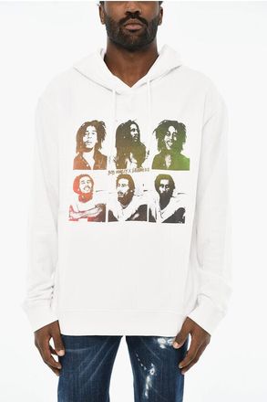 Dsquared2 Cotton Hoodie with Frontal Print size Xxl