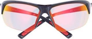 Nike Skylon Ace Sport 69mm Sunglasses in Black/Red Mirror at Nordstrom Rack