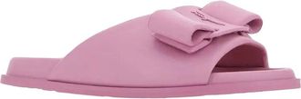 Ferragamo Bow Leather Slide