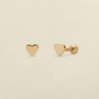 Made by Mary Heart Stud Earrings