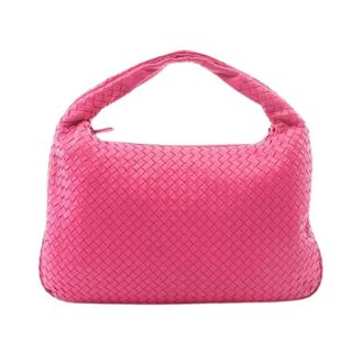 Bottega Veneta Pre-owned Intrecciato Schoudertas - Dames - Pre-owned - Roze - Maat: ONE Size Leer