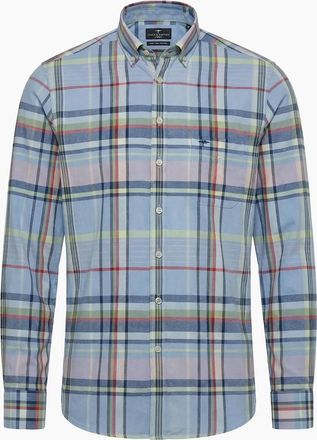 Fynch-Hatton Mens FYNCH-HATTON LONG SLEEVED SHIRT NEW BREEZE - Size: 44
