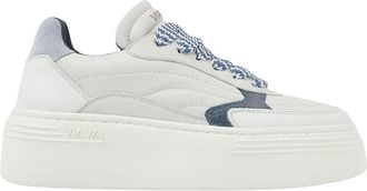 VIA VAI Isa Josie Sneakers - Dames - Sneakers - Wit - 39 EU - Leer - Schoenen