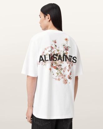 AllSaints Cotton Valen Oversized Graphic T-Shirt, Size: XXL
