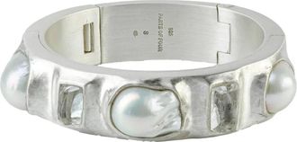 Parts Of Four Sistema pearl-embellishment bracelet - Silver