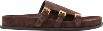 Reiss Lauren Suede Flat Sandal
