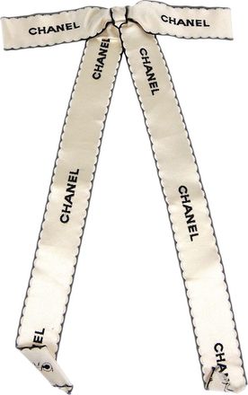 Chanel 1990-2000s ribbon bow brooch - women - Satin - One Size - Multicolour