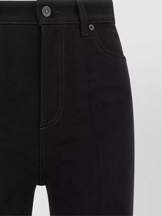 Balenciaga denim high-rise straight-leg jeans