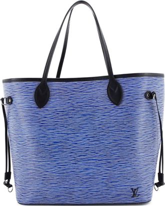 Louis Vuitton Neverfull Epi Leather MM tote bag - Blauw