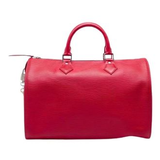 Louis Vuitton Pre-owned Speedy 35 - Dames - Pre-owned - Rood - Maat: ONE Size