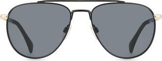 Rag & Bone RNB1044/G/S Asian Fit 807/IR Womens Sunglasses Black Size 55
