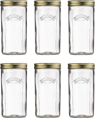 Kilner Kilner Wide Mouth Canning Jars 34Oz