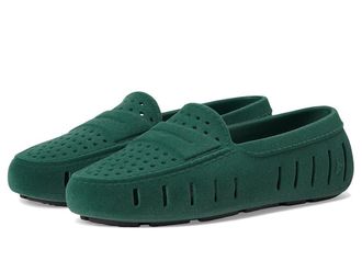 Floafers Posh Driver Faux Suede Womens Shoes Emerald Vegan Suede : 5 M