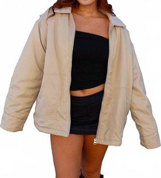 HYFVE Jilliana Barn Jacket In Ivory