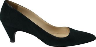 Prada Pre-owned Womens Cone Heel Sandals in Green Suede - Size EU 37