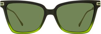 Ferragamo SF2036S Sunglasses - Green