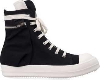 Rick Owens Black High-top Sneakers