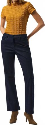 Joseph Ribkoff Tilly Textured Knit Fitted Top In Medallion