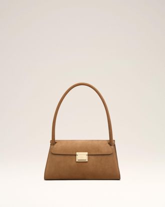 Ami Brown Cow Leather Small Mimi Bag Brown - OS - Unisex