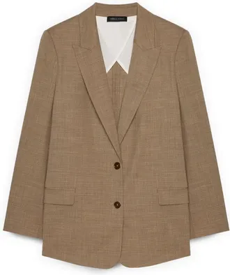 Fiorella Rubino Dames, Jassen, Beige, Maat: 6XL Poliester