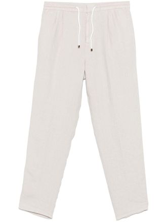 Brunello Cucinelli linen trousers - men - Cotton/Linen/Flax - 52 - Neutrals