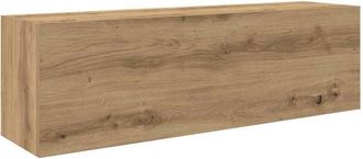 vidaXL Bathroom Wall Cabinet Artisan Oak 100x25x30 cm Engineered Wood Vidaxl