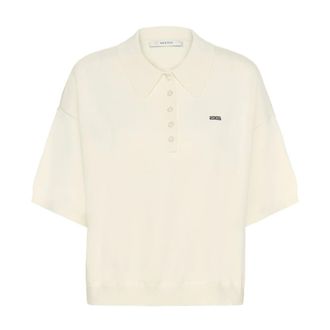 Gestuz Tops, Dames, Beige, L, Polo Shirt