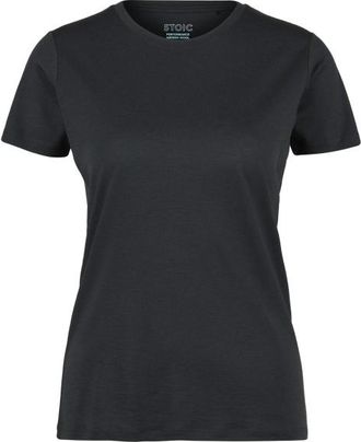 Stoic Merino155 LaholmSt. T-Shirt Merinoshirt für Damen | schwarz