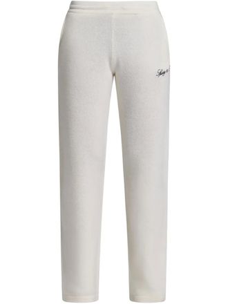 Sporty & Rich Trainingsbroek met geborduurd logo - Wit