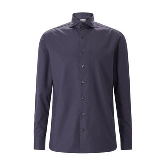 Stenstr&ouml;ms Casual Shirts - Heren - Casual Overhemden - Blauw - 6XL - Katoen - Overhemden