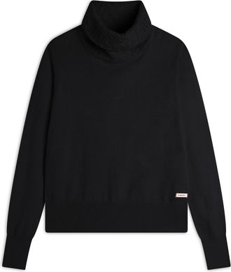 Freddy Maglia in tricot con collo alto lavorato a trecce