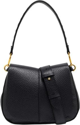 Gianni Chiarini Helena Round - Dames - Schoudertassen - Blauw - ONE Size - Leer - Tassen