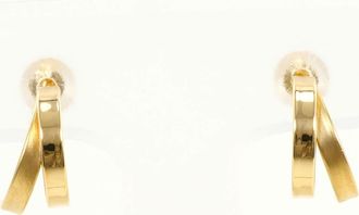 C&A Unbranded (18K) Half Hoop Earrings (Pre-Owned)
