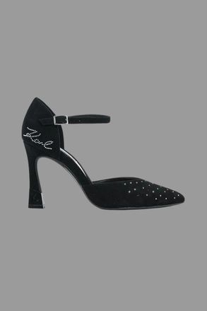 Karl Lagerfeld Premiere 90 Pumps - Dames - Pumps - Zwart - 39 EU - Leer - Schoenen