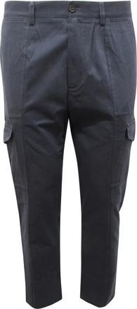 Dolce & Gabbana Cargo Broek Made in Italy - Heren - Chinos - Blauw - M - Katoen - Broeken
