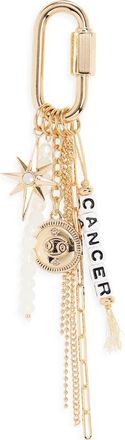 Chelsea28 Zodiac Bead Bag Charm in Cancer- White Multi- Gold at Nordstrom