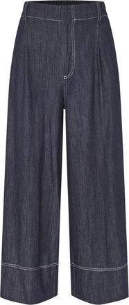 Masai Wide Jeans - Dames - Loose Fit Jeans - Blauw - S - Denim - Jeans