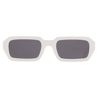 Prada Grey Rectangular Ladies Sunglasses PR A12S 17K08Z 52