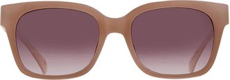 Nine West NW 23 1069 BRN Smoke Square Ladies Sunglasses 10268553.KHL TANSMK