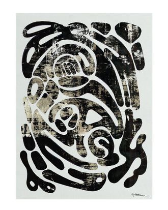 Empire Art Direct Ethereal Abstractions I Washable Abstract Art Area Rug