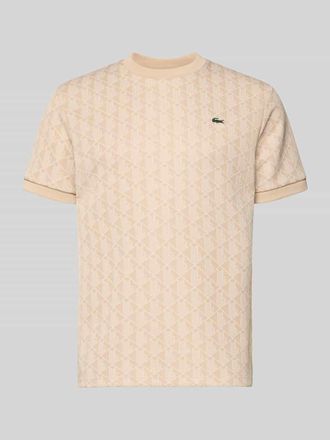 Lacoste Regular Fit T-Shirt mit Baumwoll-Anteil in Offwhite, Gr&ouml;&szlig;e XXXL