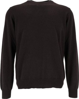 FILIPPO DE LAURENTIIS Jersey de cuello redondo - Knitwear - Hombre - Marr&oacute;n - 2XL