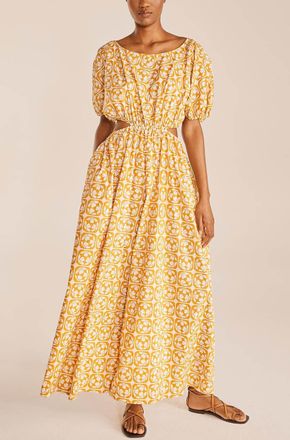 Rebecca Taylor Lattice Fleur Poplin Jumpsuit
