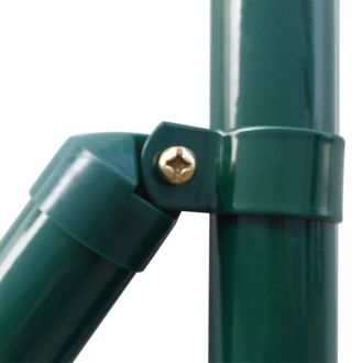 Berkfield Home Sturdy Euro Fence Steel 25x1.5 m Green