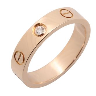 Cartier Gold Clear Pink Gold (18K) Band Ring (Pre-Owned)